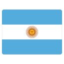 Blechschild "Flagge Argentinien" 40 x 30 cm...
