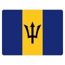 Blechschild "Flagge Barbados" 40 x 30 cm...