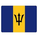 Blechschild "Flagge Barbados" 40 x 30 cm...