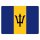 Blechschild "Flagge Barbados" 40 x 30 cm Dekoschild Länderflagge