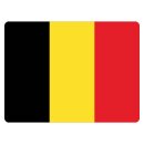 Blechschild "Flagge Belgien" 40 x 30 cm...