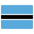 Blechschild "Flagge Botswana" 40 x 30 cm...