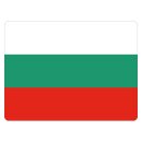Blechschild "Flagge Bulgarien" 40 x 30 cm...