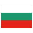 Blechschild "Flagge Bulgarien" 40 x 30 cm...