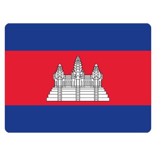 Blechschild "Flagge Kambodscha" 40 x 30 cm Dekoschild Fahnen