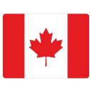 Blechschild "Flagge Kanada" 40 x 30 cm...