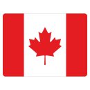 Blechschild "Flagge Kanada" 40 x 30 cm...