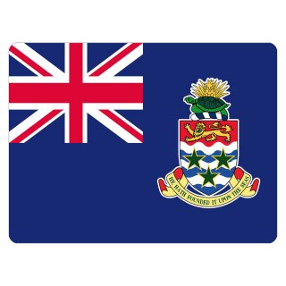 Blechschild "Flagge Cayman Inseln" 40 x 30 cm Dekoschild Länderflagge