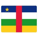 Blechschild "Flagge Zentralafrikanische...