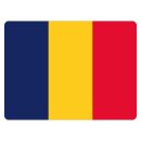 Blechschild "Flagge Tschad" 40 x 30 cm...