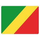 Blechschild "Flagge Kongo" 40 x 30 cm...