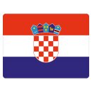 Blechschild "Flagge Kroatien" 40 x 30 cm...