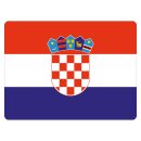 Blechschild "Flagge Kroatien" 40 x 30 cm...