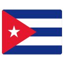 Blechschild "Flagge Kuba" 40 x 30 cm Dekoschild...