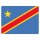 Blechschild "Flagge Demokratische Republik Kongo" 40 x 30 cm Dekoschild Fahnen