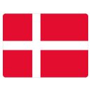 Blechschild "Flagge Dänemark" 40 x 30 cm...