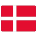 Blechschild "Flagge Dänemark" 40 x 30 cm...