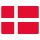Blechschild "Flagge Dänemark" 40 x 30 cm Dekoschild Nationalflaggen