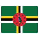 Blechschild "Flagge Dominica" 40 x 30 cm...