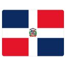 Blechschild "Flagge Dominikanischen Republik"...