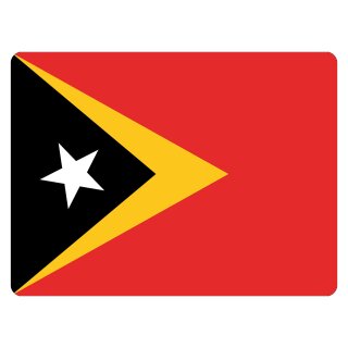 Blechschild "Flagge Osttimor" 40 x 30 cm Dekoschild Fahnen