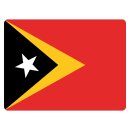 Blechschild "Flagge Osttimor" 40 x 30 cm...