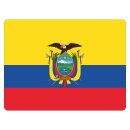 Blechschild "Flagge Ecuador" 40 x 30 cm...