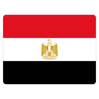 Blechschild "Flagge Ägypten" 40 x 30 cm Dekoschild Länderfahnen
