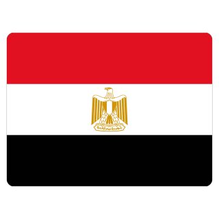 Blechschild "Flagge Ägypten" 40 x 30 cm Dekoschild Länderfahnen