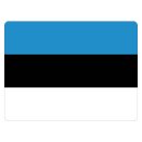 Blechschild "Flagge Estland" 40 x 30 cm...