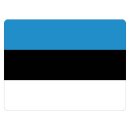 Blechschild "Flagge Estland" 40 x 30 cm...