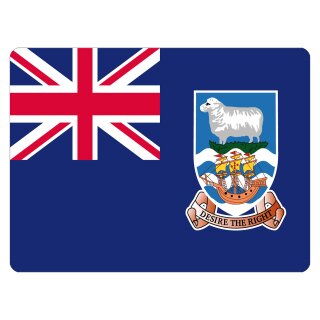 Blechschild "Flagge Falklandinseln" 40 x 30 cm Dekoschild Insel Flaggen