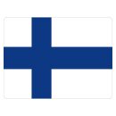 Blechschild "Flagge Finnland" 40 x 30 cm...