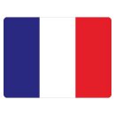 Blechschild "Flagge Frankreich" 40 x 30 cm...