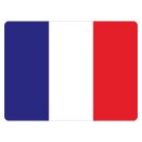 Blechschild "Flagge Frankreich" 40 x 30 cm...