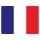 Blechschild "Flagge Frankreich" 40 x 30 cm Dekoschild Frankreich Flagge