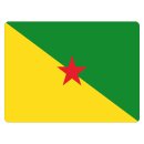 Blechschild "Flagge Französisch-Guayana"...