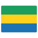 Blechschild "Flagge Gabun" 40 x 30 cm...