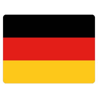 Blechschild "Flagge Deutschland" 40 x 30 cm Dekoschild Deutschlandflagge