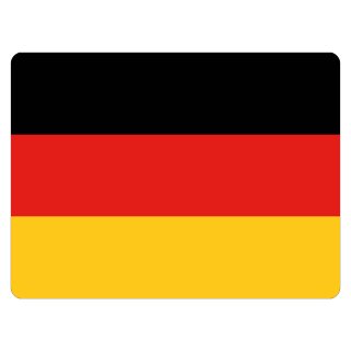 Blechschild "Flagge Deutschland" 40 x 30 cm Dekoschild Deutschlandflagge