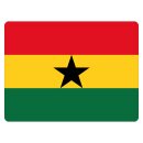 Blechschild "Flagge Ghana" 40 x 30 cm...