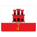 Blechschild "Flagge Gibraltar" 40 x 30 cm...