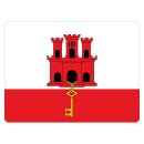 Blechschild "Flagge Gibraltar" 40 x 30 cm...