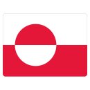 Blechschild "Flagge Grönland" 40 x 30 cm...