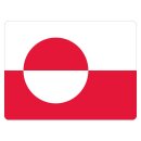 Blechschild "Flagge Grönland" 40 x 30 cm...