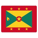 Blechschild "Flagge Grenada" 40 x 30 cm...