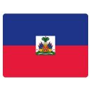 Blechschild "Flagge Haiti" 40 x 30 cm...
