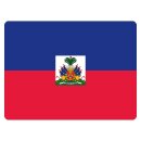 Blechschild "Flagge Haiti" 40 x 30 cm...