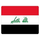 Blechschild "Flagge Irak" 40 x 30 cm Dekoschild...