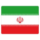 Blechschild "Flagge Iran" 40 x 30 cm Dekoschild...